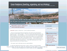 Tablet Screenshot of greenresistance.wordpress.com
