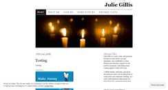 Desktop Screenshot of juliegillis.wordpress.com