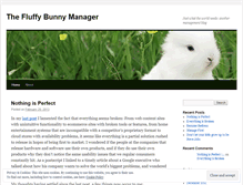 Tablet Screenshot of fluffybunnymanager.wordpress.com