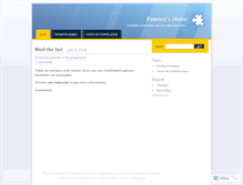 Tablet Screenshot of pawnee.wordpress.com