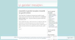 Desktop Screenshot of iyigecelermesajlari.wordpress.com