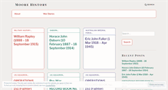 Desktop Screenshot of mooreransonfamilylinks.wordpress.com