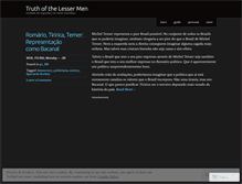 Tablet Screenshot of lessertruth.wordpress.com