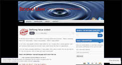 Desktop Screenshot of beyondlean.wordpress.com
