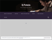 Tablet Screenshot of djprotesta.wordpress.com