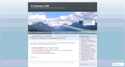 Desktop Screenshot of e2seminars.wordpress.com