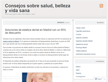 Tablet Screenshot of diezensalud.wordpress.com