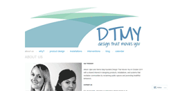Desktop Screenshot of designthatmovesyou.wordpress.com