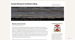 Desktop Screenshot of cyclesresearchinstitute.wordpress.com