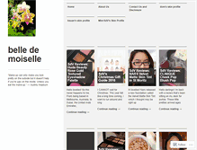 Tablet Screenshot of belledemoiselle.wordpress.com