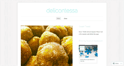 Desktop Screenshot of delicontessa.wordpress.com