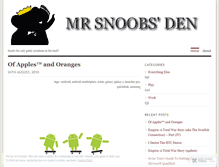 Tablet Screenshot of mrsnoobs.wordpress.com