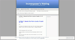 Desktop Screenshot of incmexposer.wordpress.com