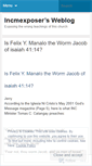 Mobile Screenshot of incmexposer.wordpress.com