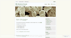 Desktop Screenshot of myscienceclass.wordpress.com