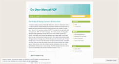 Desktop Screenshot of gousermanual.wordpress.com
