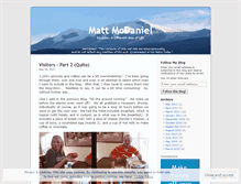 Tablet Screenshot of mattmcdz.wordpress.com