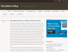 Tablet Screenshot of darrylalec.wordpress.com