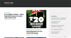 Desktop Screenshot of cricic.wordpress.com