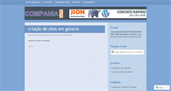 Desktop Screenshot of desenvolvimentodewebsitesemgoiania.wordpress.com