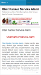 Mobile Screenshot of obatkankerserviksalamiblog.wordpress.com