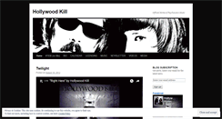 Desktop Screenshot of hollywoodkill.wordpress.com