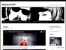 Tablet Screenshot of hollywoodkill.wordpress.com