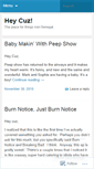 Mobile Screenshot of heycuz.wordpress.com