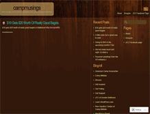 Tablet Screenshot of campmusings.wordpress.com
