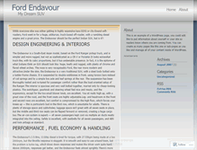 Tablet Screenshot of fordendavour.wordpress.com
