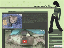 Tablet Screenshot of amandema.wordpress.com