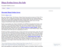 Tablet Screenshot of diegoforlanjerseyuruguay.wordpress.com