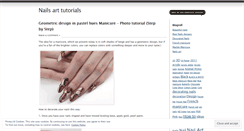 Desktop Screenshot of nailsarttutorials.wordpress.com