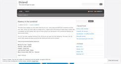 Desktop Screenshot of exclaired.wordpress.com