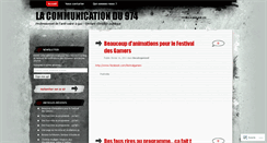 Desktop Screenshot of 974communication.wordpress.com