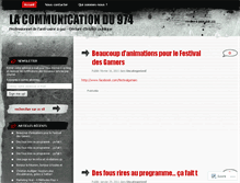 Tablet Screenshot of 974communication.wordpress.com