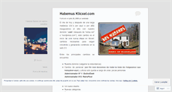 Desktop Screenshot of klickxel.wordpress.com