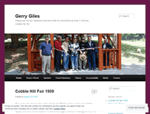 Tablet Screenshot of gerrygiles.wordpress.com