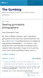 Mobile Screenshot of gymblog.wordpress.com