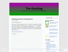 Tablet Screenshot of gymblog.wordpress.com