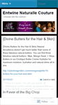 Mobile Screenshot of entwinecouture.wordpress.com