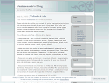 Tablet Screenshot of janineassis.wordpress.com