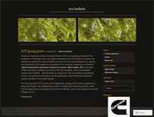 Tablet Screenshot of ecubiofuels.wordpress.com