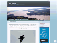 Tablet Screenshot of champlainislander.wordpress.com