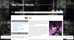 Desktop Screenshot of madcrazyhatter.wordpress.com