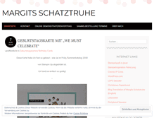 Tablet Screenshot of margitsschatztruhe.wordpress.com