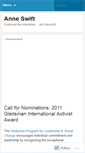 Mobile Screenshot of anneswift.wordpress.com