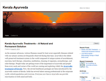 Tablet Screenshot of keralaayurvedaresorts.wordpress.com