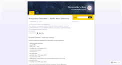 Desktop Screenshot of derurindika.wordpress.com