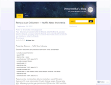 Tablet Screenshot of derurindika.wordpress.com
